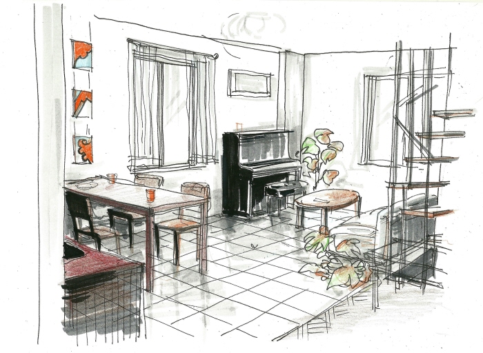 Interior design, violin maker's house, Milano, Italy by Anna Wilde at ...