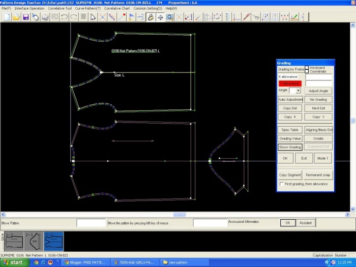 Apparel Pattern Making CAD by Selva Kumar at Coroflot.com
