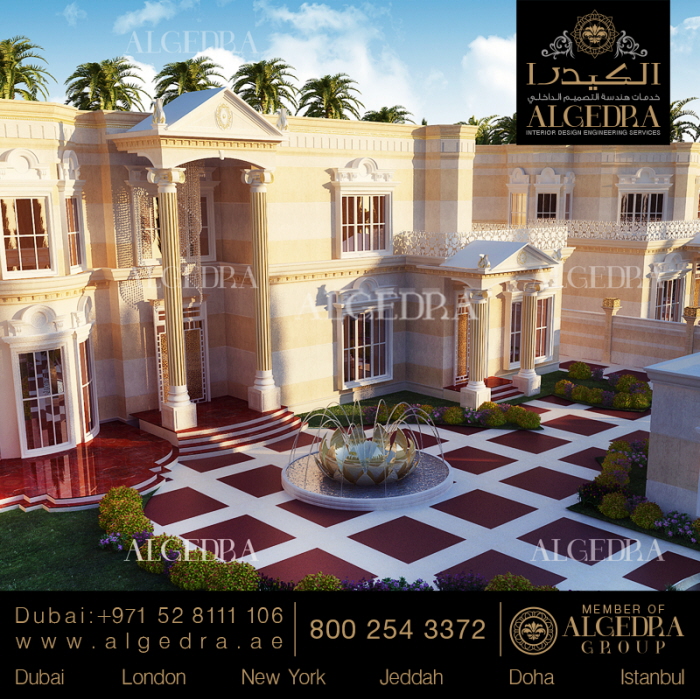 Villa Exterior Design by ALGEDRA Interior Design at Coroflot.com
