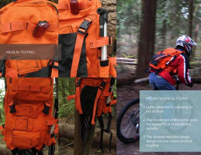 Mountain Biking Backpack by Topher Wong at