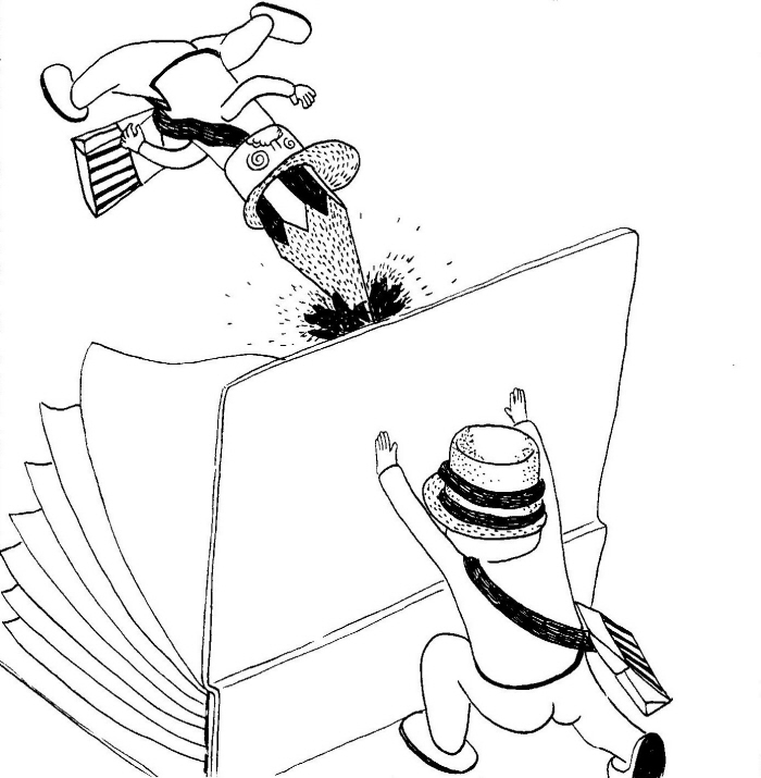 Pencil and eraser story by Kung Chun Chan at