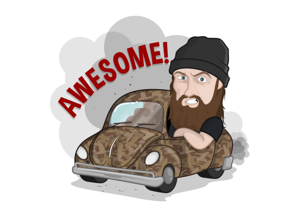 Duck Dynasty Stickers by Proyecto 1927 at Coroflot.com