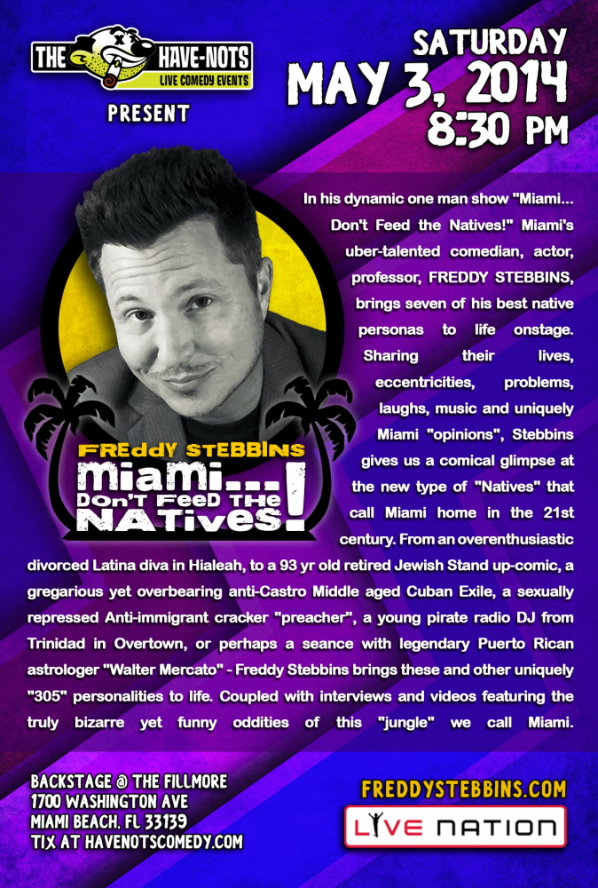 An upload by Yamil Piedra on Coroflot to the project Have Nots Comedy