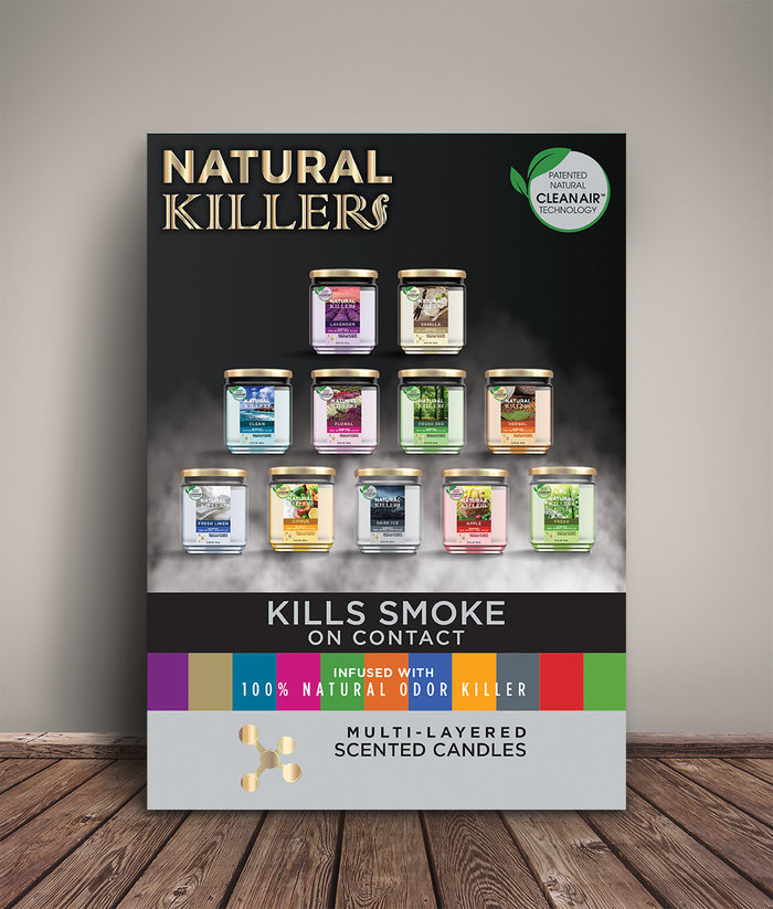 Natural Killers Scented Candles by Tracey Taylor at