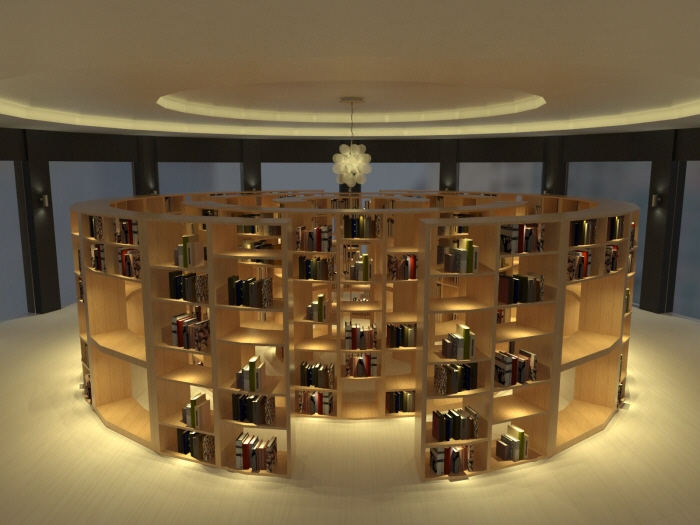 Mini Library Design Concept by Floramie Lynn Cata at Coroflot.com
