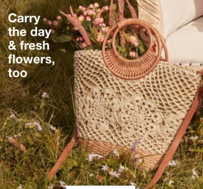 Macy's I.N.C. Seasonal Straw Handbags by TRACY BROGAN at