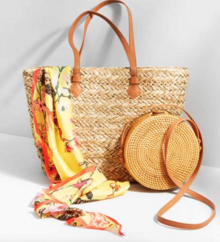 Macy's I.N.C. Seasonal Straw Handbags by TRACY BROGAN at