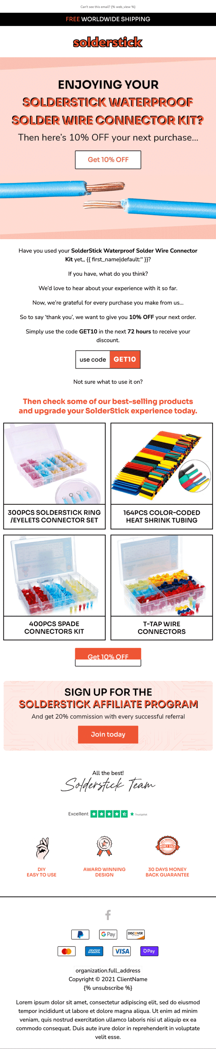 Email Design by Katreena Gecela Locsin at