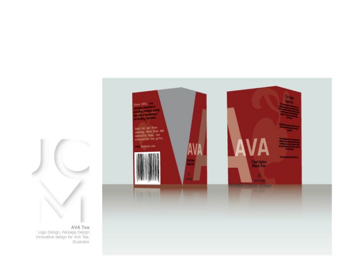 Ava Tea Package Design by Joann C. Mosher at Coroflot.com