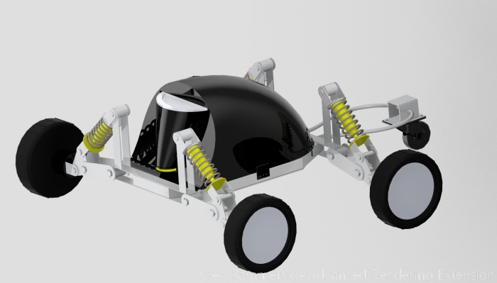 Group Project - Autonomous Golf Course Rover Design: Frame by Sean ...