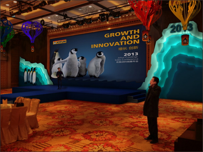Jotun Annual Conference - Event Space Design and Visualization by Eric ...