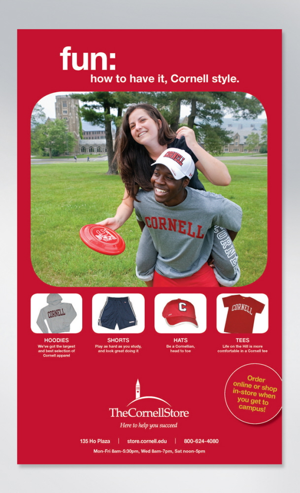 The Cornell Store Ad By Tiffany Skowronski At Coroflot