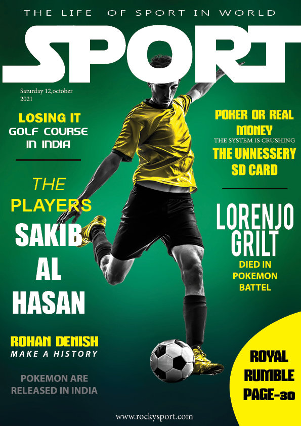 Sport Magazine Cover By Raihan Mahmud At