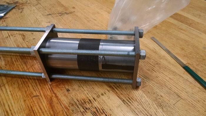 Hybrid rocket engine test rig by Roy Cohen at Coroflot.com