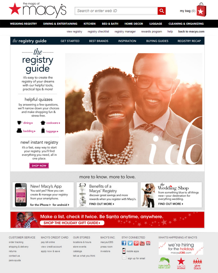 An upload by Laura Burrett on Coroflot to the project Macy's Online