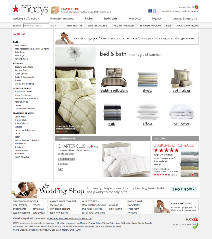 An upload by Laura Burrett on Coroflot to the project Macy's Online