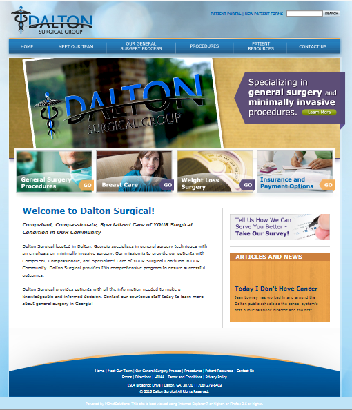 Dalton Surgical Group site by Perry at