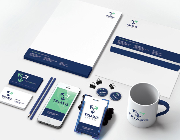 Identidade Visual para Triaxis Capital by O3 Design at Coroflot.com
