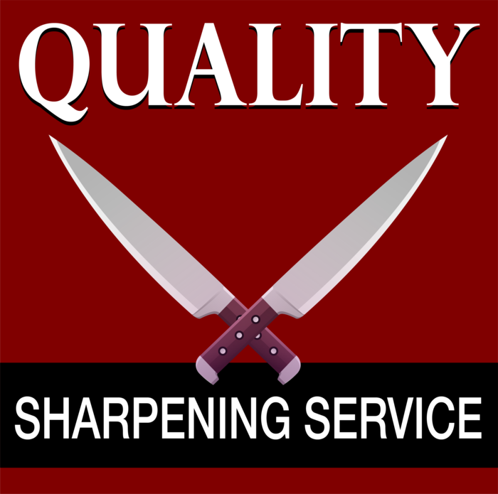Quality Sharpening Service Logo by DAMON PERRY at