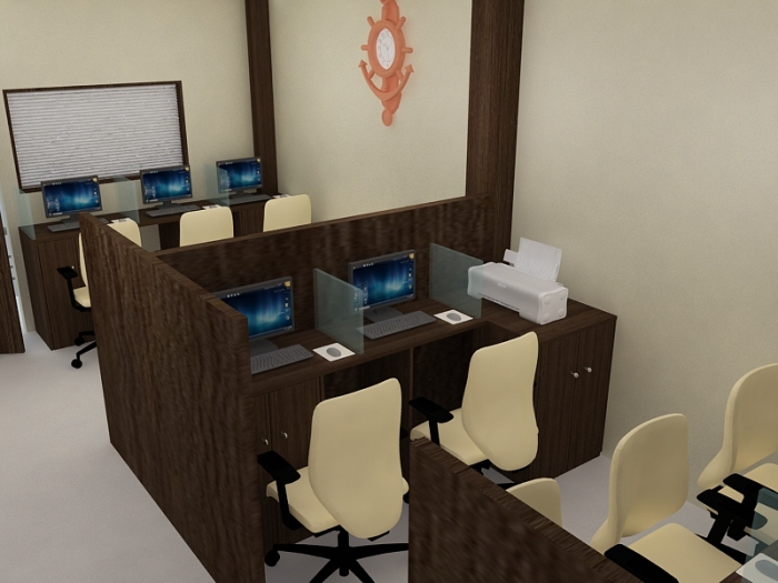 3d stall design and interior design by Adil Khan at Coroflot.com