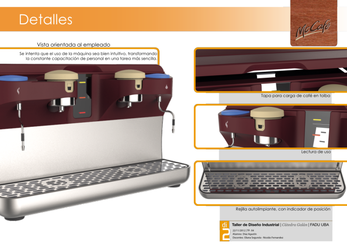Mccafe Machine Coffee machine for McCafe by Agustin Diaz at Coroflot.com