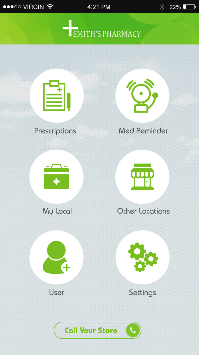 Smiths Pharmacy Mobile App by Meghna Khandelwal at