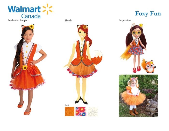 Walmart & Walmart Canada Halloween costumes by Katy Sena at