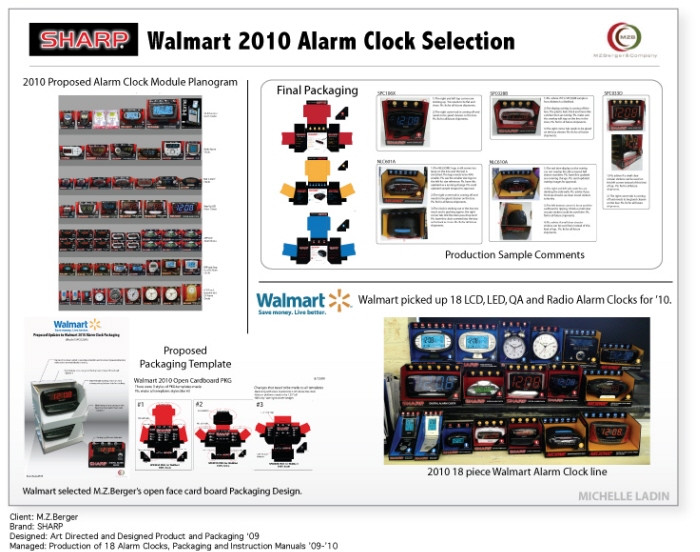SHARP Clocks by Michelle Stern at