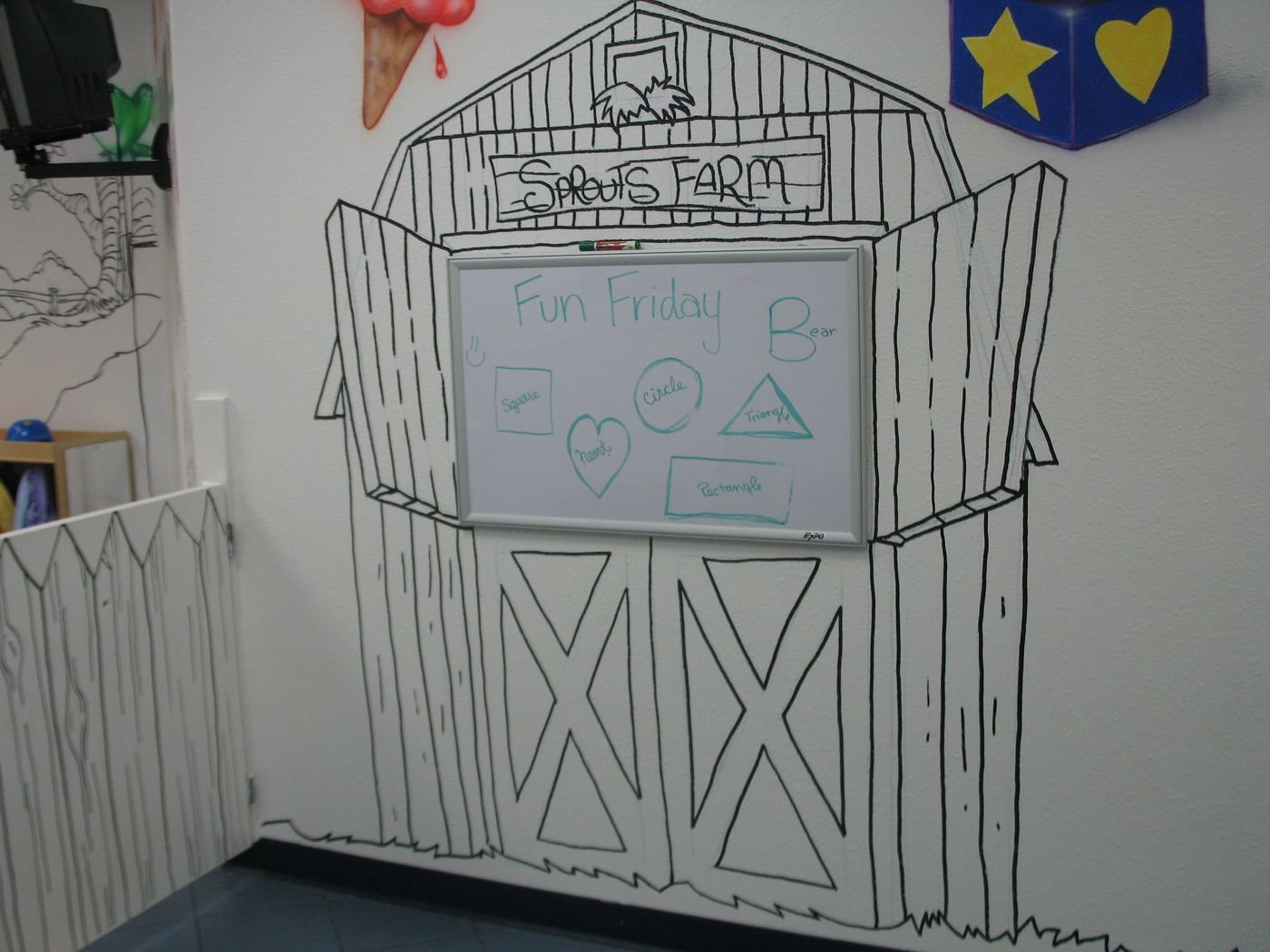 Mural art by Mike Clarida at