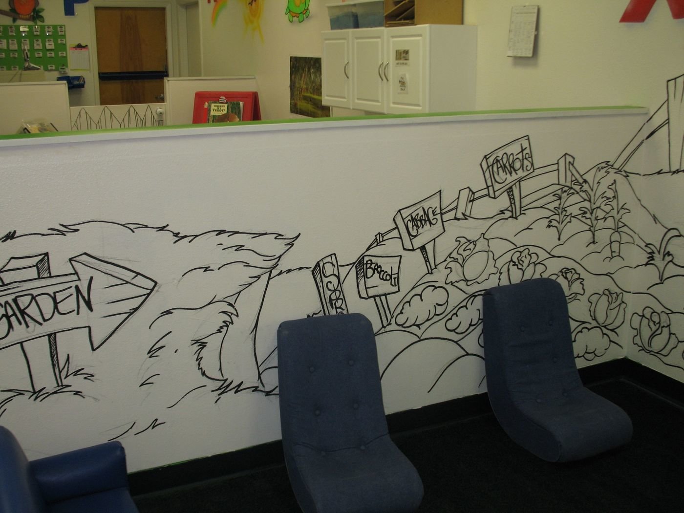 Mural art by Mike Clarida at