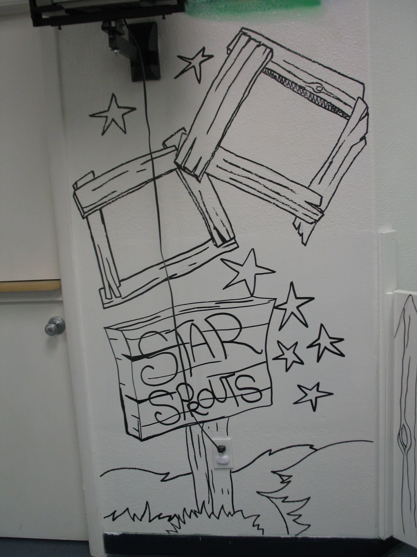 Mural art by Mike Clarida at