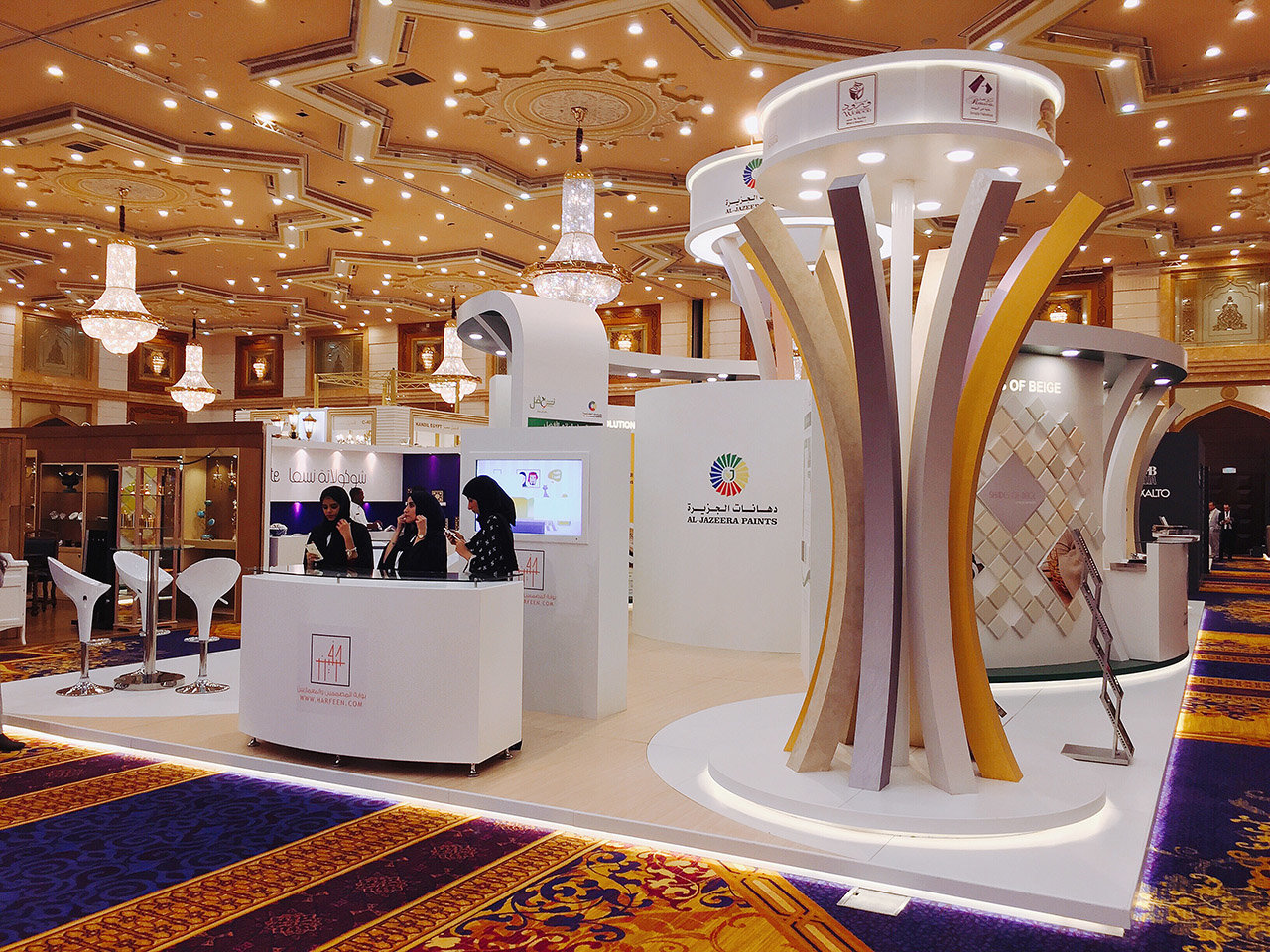 Al Jazeera Paints Exhibition Stand Design By Sk Touch At Coroflot Com