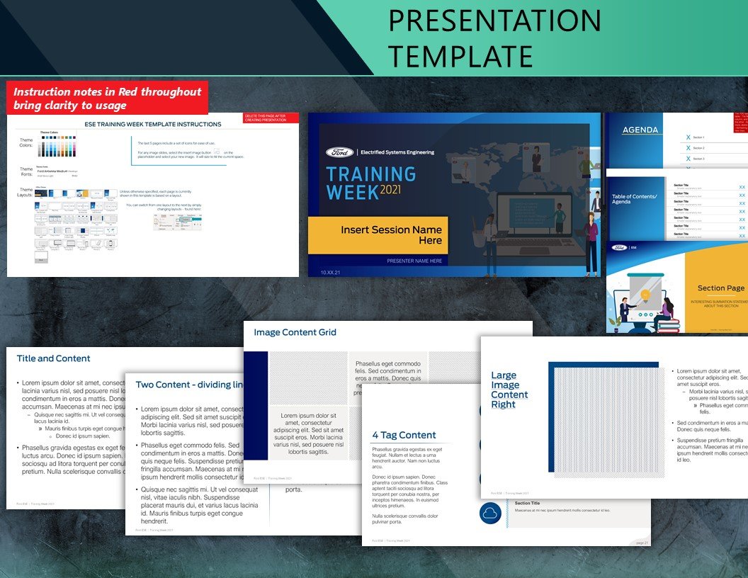 Class Presentation Template design by Constance Smith at Coroflot.com