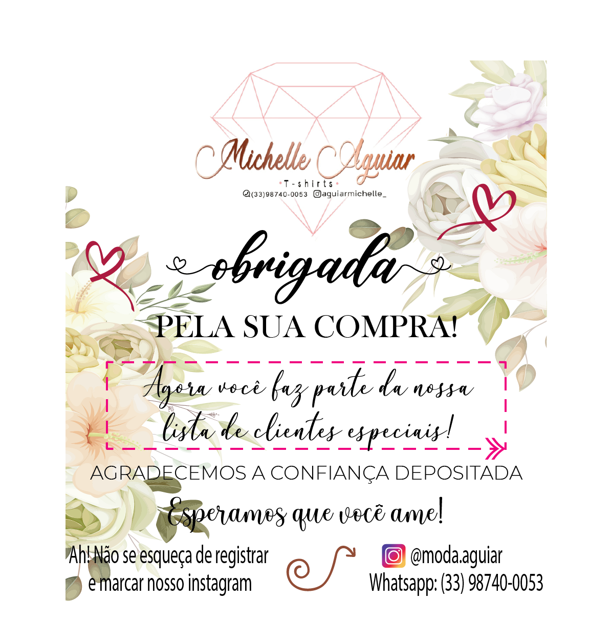 An upload by Chat Menu on Coroflot: to the project Cartão Agradecimento,  Cartão Obrigado, image size:1194x1210