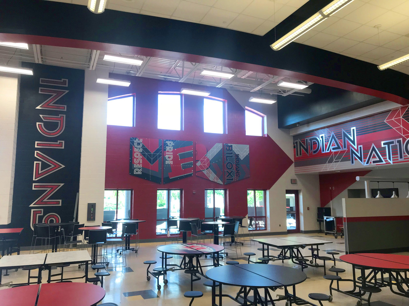 Biloxi High School Cafeteria Installation Biloxi MS By Jean