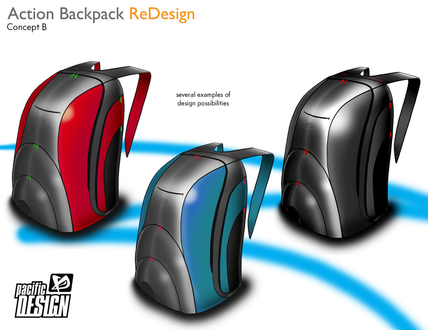 PACIFIC DESIGN technology bags and packs by Taylor Welden / Creative