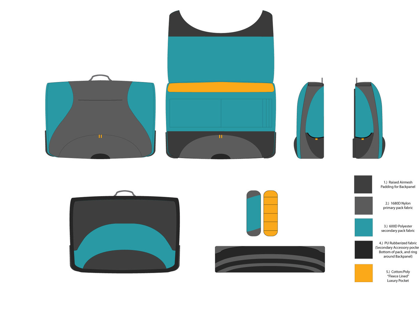 PACIFIC DESIGN technology bags and packs by Taylor Welden / Creative