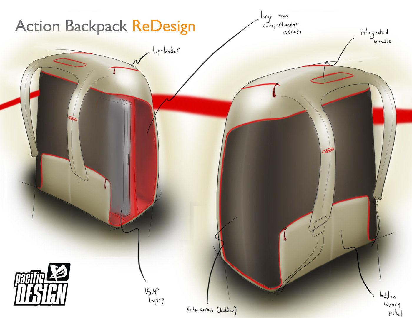 PACIFIC DESIGN technology bags and packs by Taylor Welden / Creative