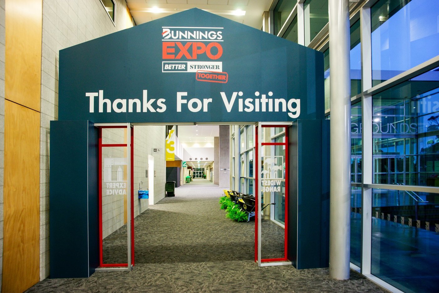 Bunnings Expo signage by Barbara Mandiola at