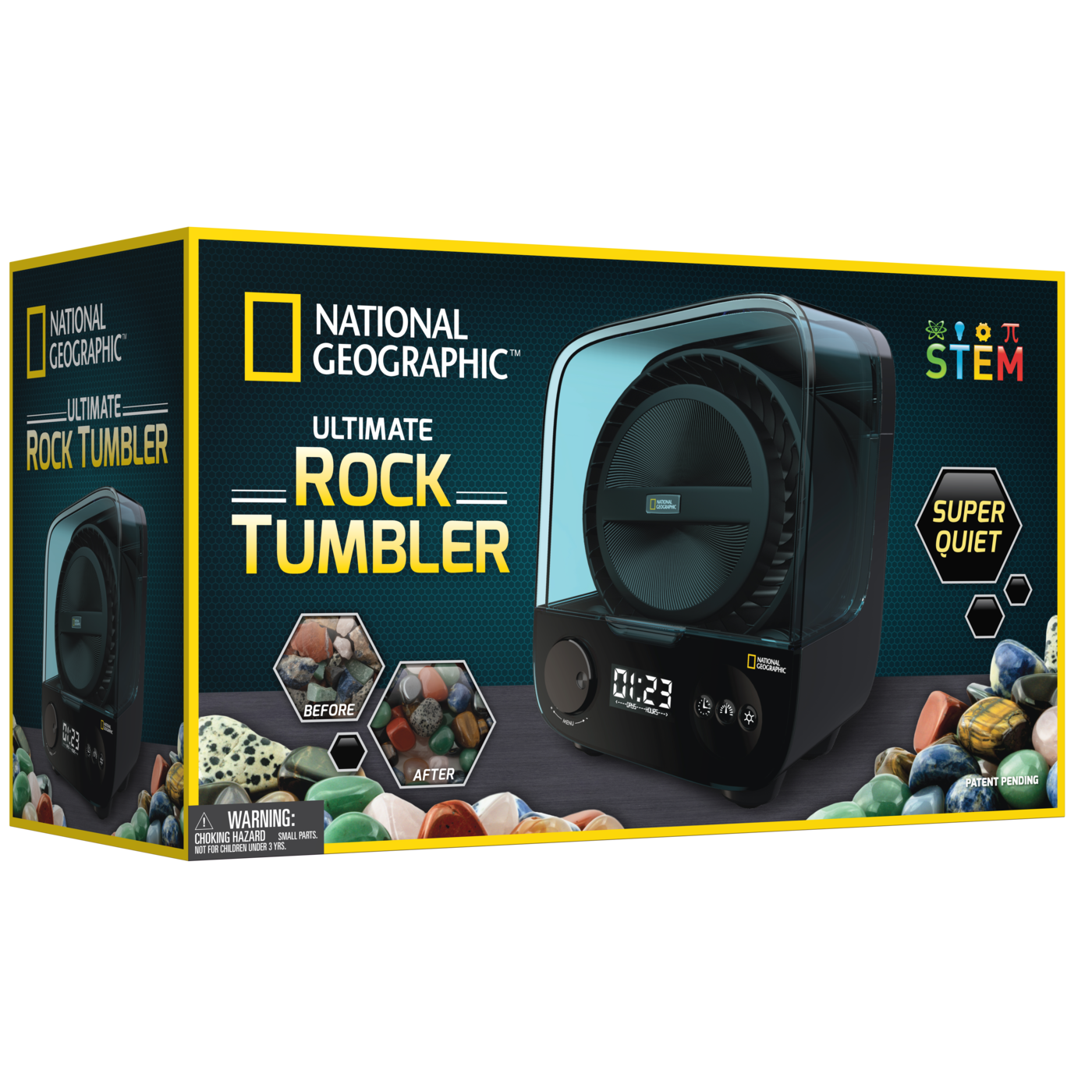 Platinum Rock Tumbler National Geographic by Allen Wilson at