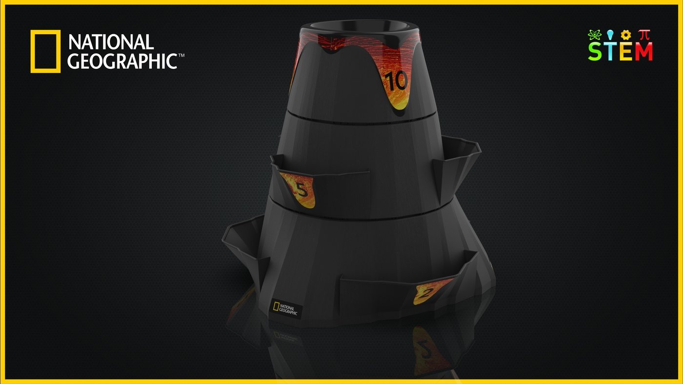 Volcano Bean Bag Toss Natioal Geographic by Allen Wilson at