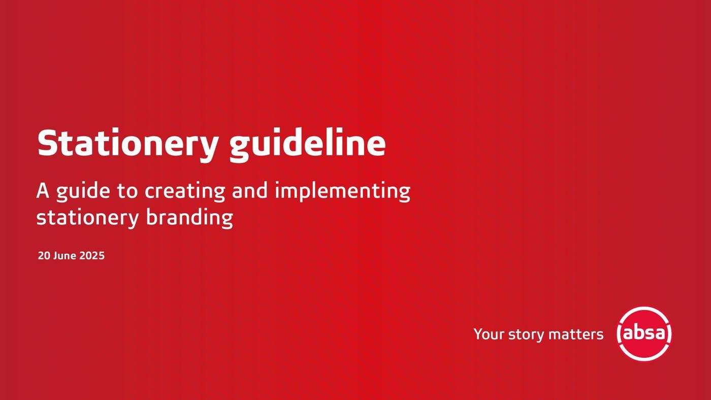 Absa Stationery toolkit by Debbie Marx at Coroflot.com