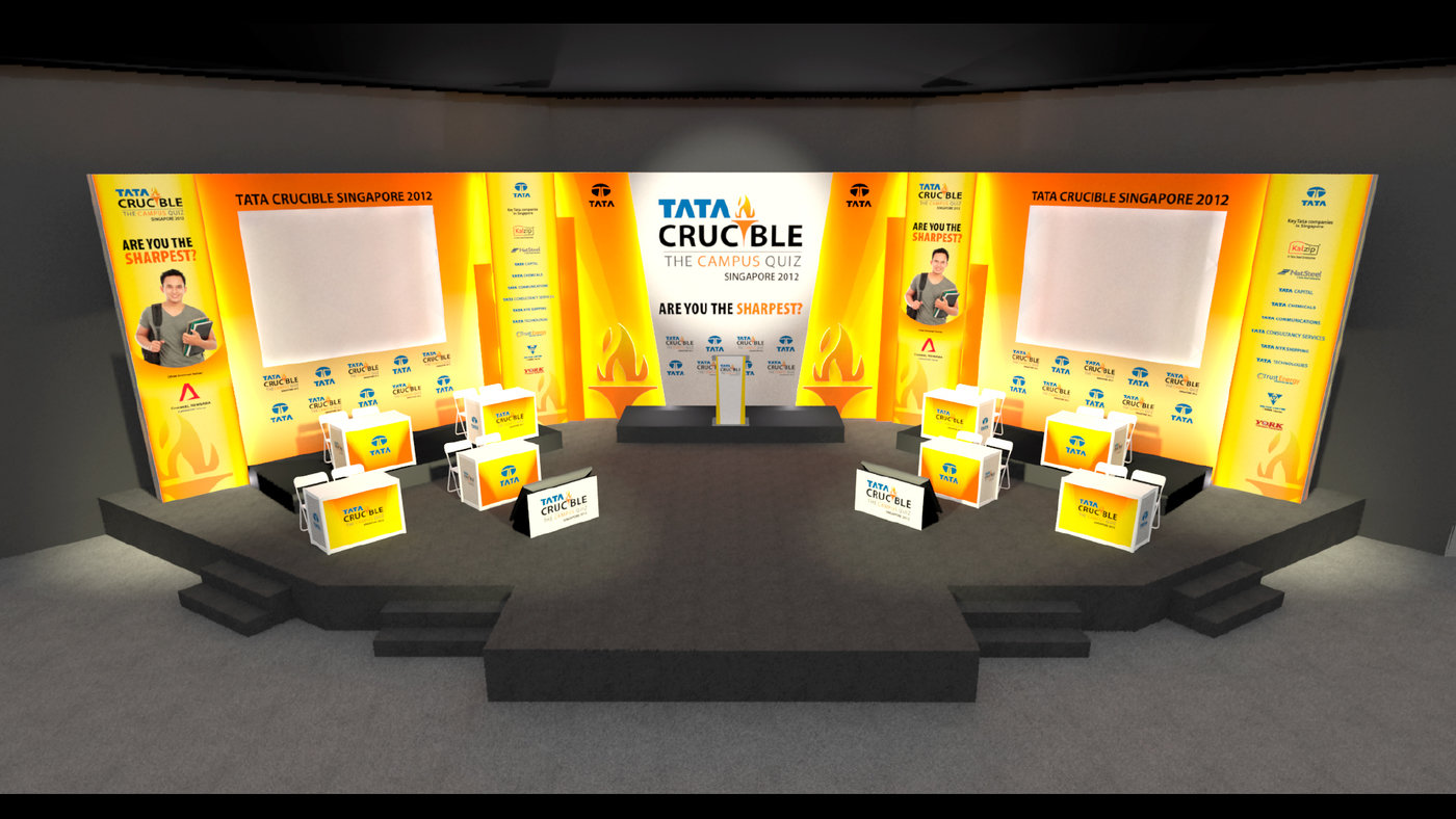 Tata Crucible 2012 Backdrop by Caesar Raymund Chiu at