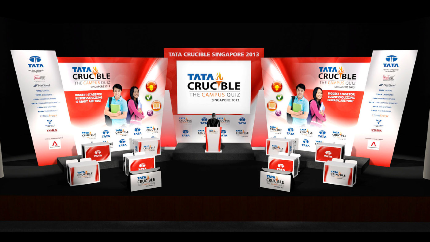 Tata Crucible 2013 Backdrop by Caesar Raymund Chiu at