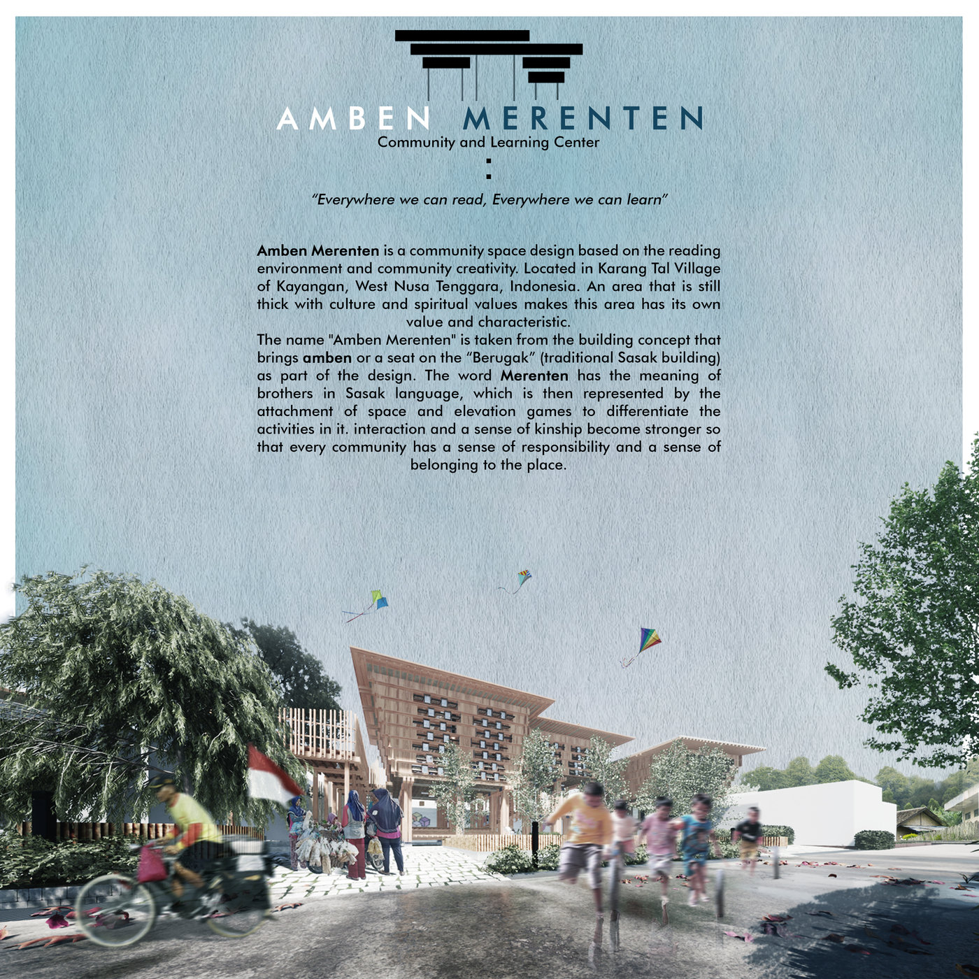 "AMBEN MERENTEN", Library & Community Center by Meizzhan Hady at ...