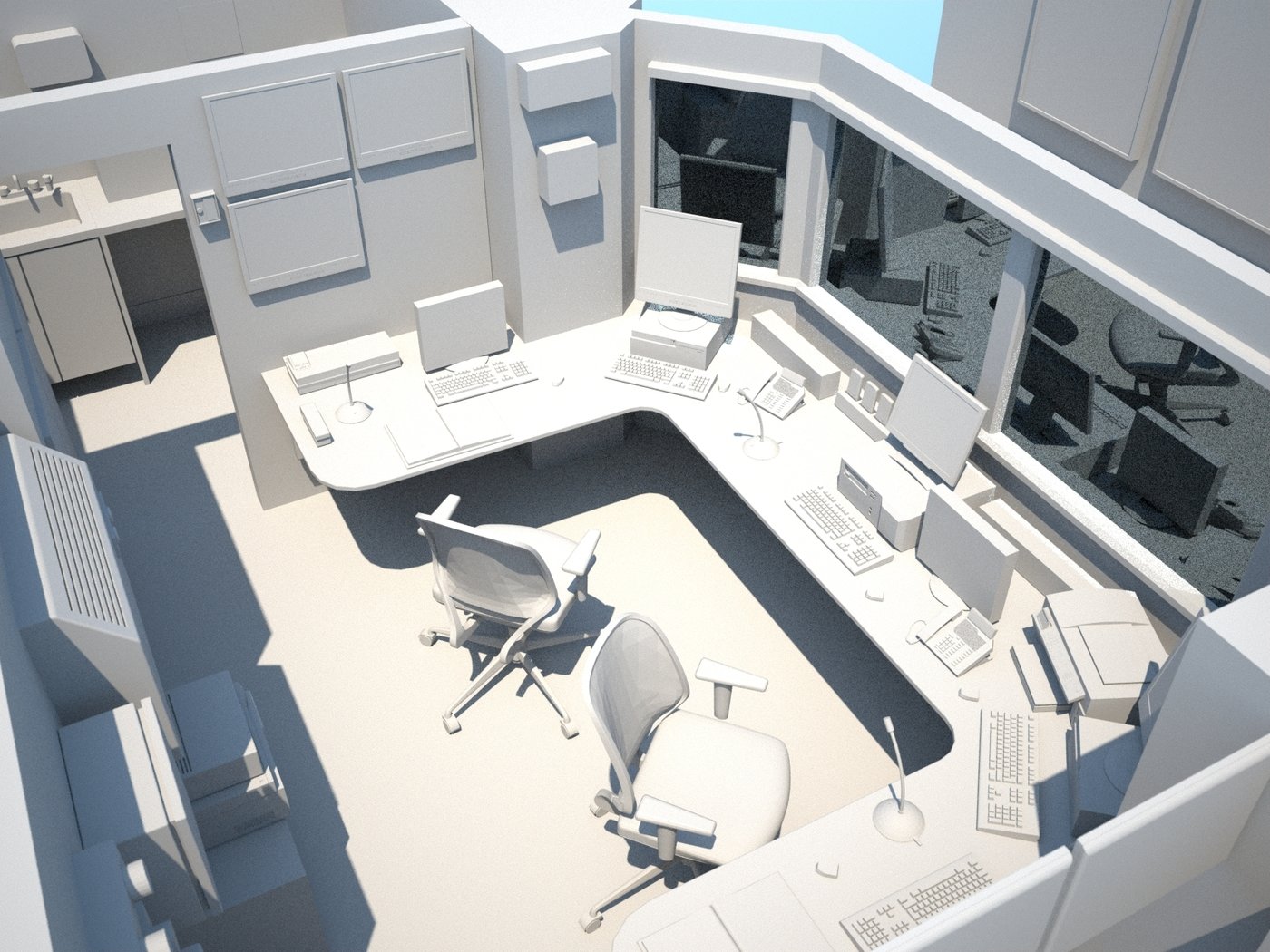 Finsbury Park Control Room Layout by Paul Alexander Brown at Coroflot.com