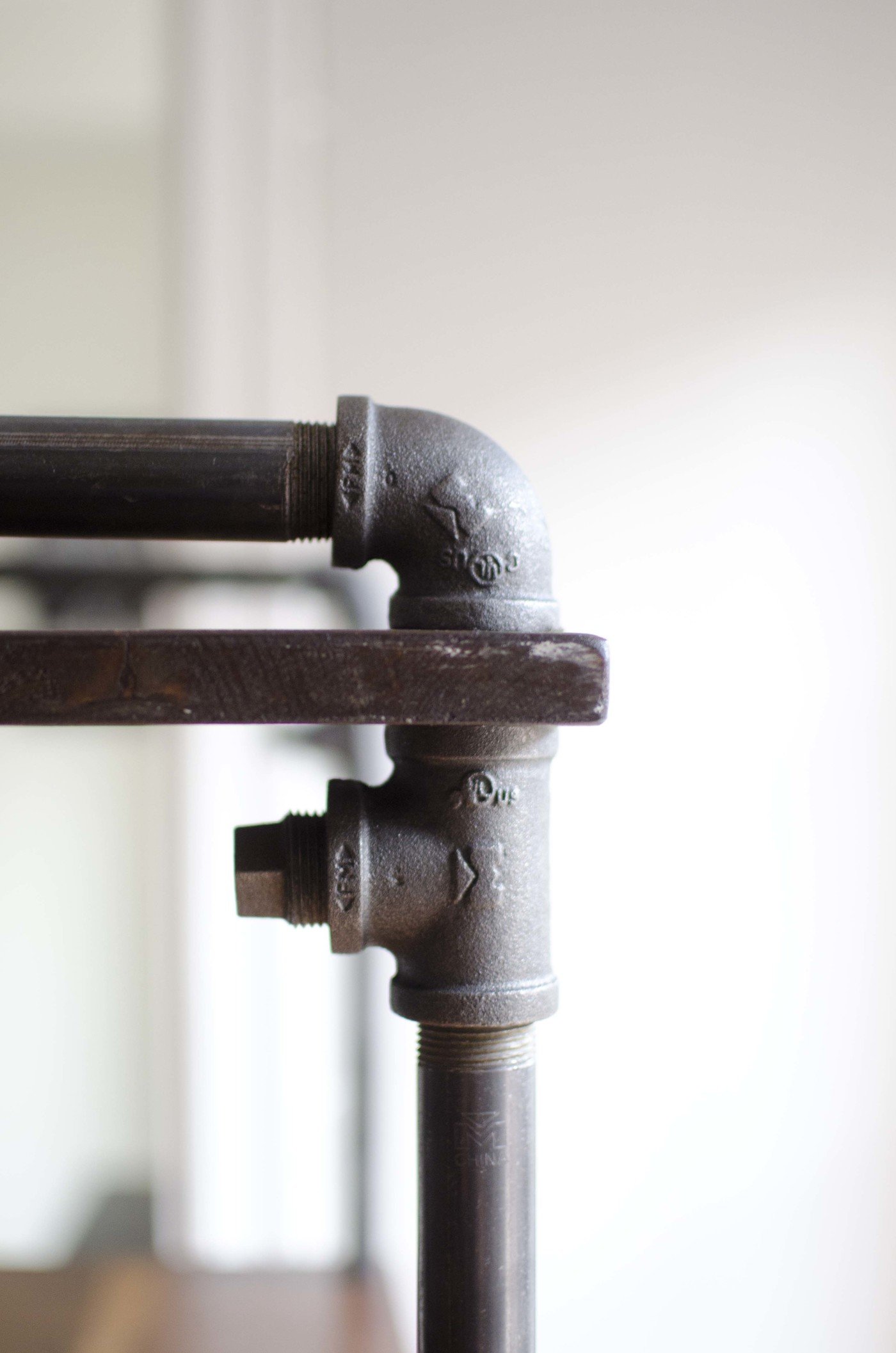 Gas Pipe Furniture Shelf by Juan Boada at