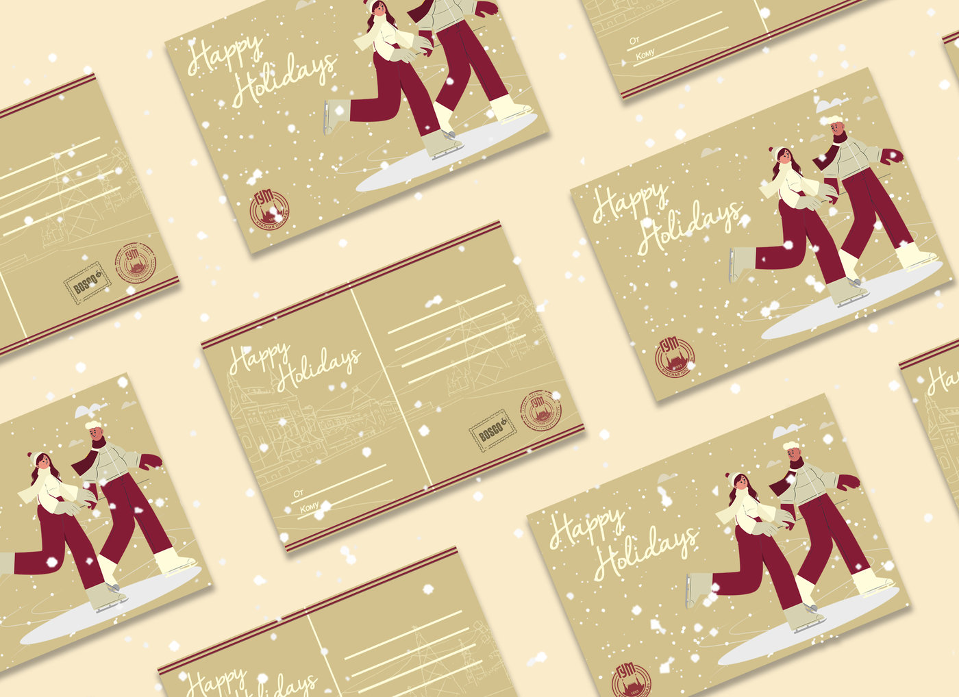 Postcards for Local store by Maria Reshetova at