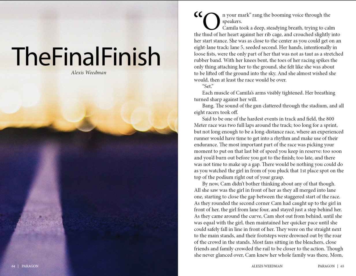 Paragon The Final Finish by Kayla Krawzyk at