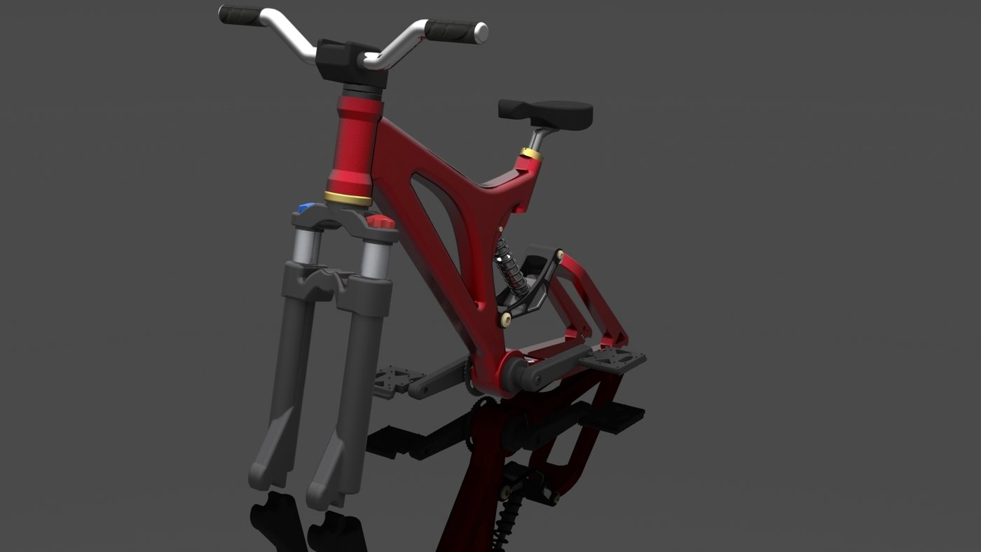 Solidworks Bike Frame by Michael Ryan Zaleta at